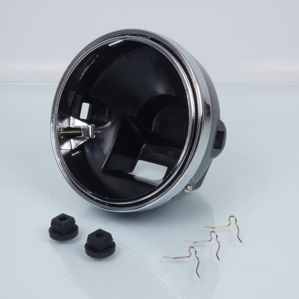 Cuvelage optique avant Ø200mm contre les vibrations du phare de votre moto