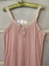 Vintage Kathryn Pink Cotton Nightgown Med New Old Stock