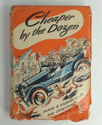 Cheaper By The Dozen By Frank Gilbreth (1948 Hardcover First Edition 3rd Print)