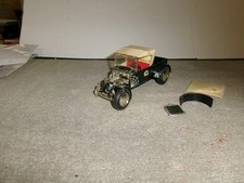 Vint 125 Black Widow Ford T-bucket Built Plastic Model Parts Car Vint 125 Black Widow Ford T-bucket Built Plastic Model Parts Car