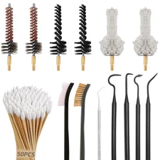 .223Cal 5.56mm .300 Blackout Chamber Cleaning Kit - Bronze Chamber Brush, Nyl...