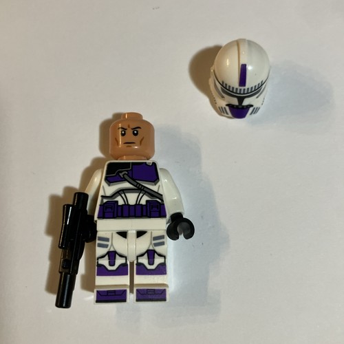 Lego Clone Trooper 75342 187th Legion Fase 2 Cabeza de Turrón Star Wars Minifigura - Imagen 3 de 3