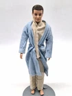 1961 Ken with Flocked Fuzzy Dark Hair and Blue Eyes - with outfit - Mattel