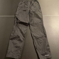 Columbia Kids Rain Pants Large Boys 14/16 Waterproof Nylon Lined Lightweight