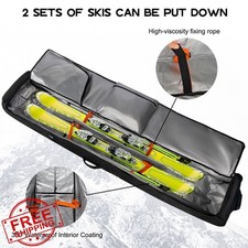 TENFLY Padded Ski Bag Air Travel Water Resistant Foldable Snow