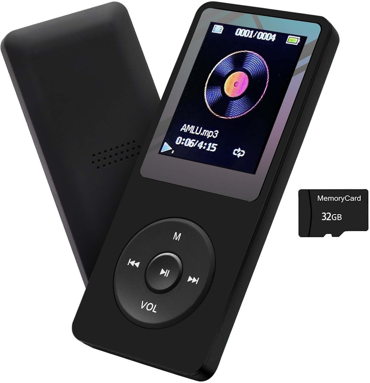 32gb With Speaker Earphone Portable Hifi Lossless Sound Mp3 Mini Musi