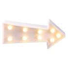 Arrow Shaped Night Light LED Arrow Sign Lamp Corridor Night Light Plastic LED