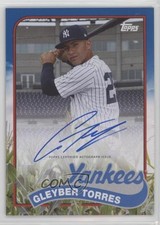 2020 Archives 1989 Topps Corn Field Gleyber Torres #89CFA-GT Auto 17ac