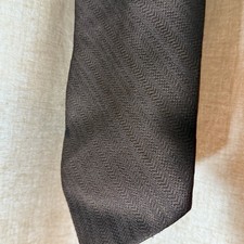 Wemlon by Wembley 1970s Vintage Neck Tie BROWN 54" X 4"