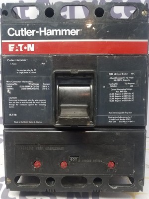 Cutler Hammer LS360600A Circuit Breaker 600A 3P 600V LS 600 Amp 3 Pole Used