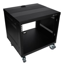 Rockville Rr8u 8u Live Soundpro Recording Studio Rack Case Wwheels Hardware