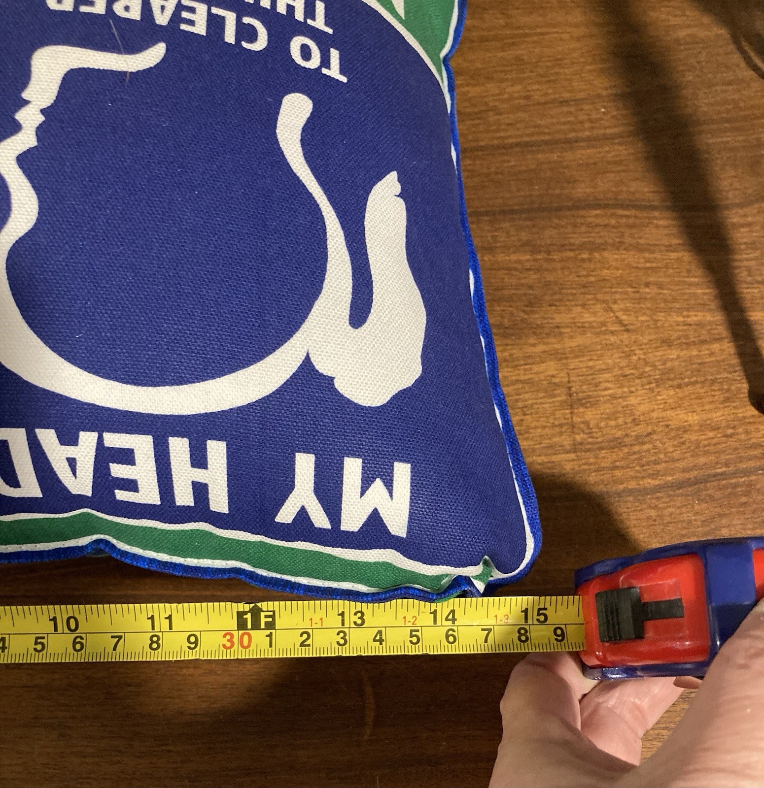 4-H  4H Pillow Complete Country Girl Farmhouse Hearts Hands Motto 15” X 15”