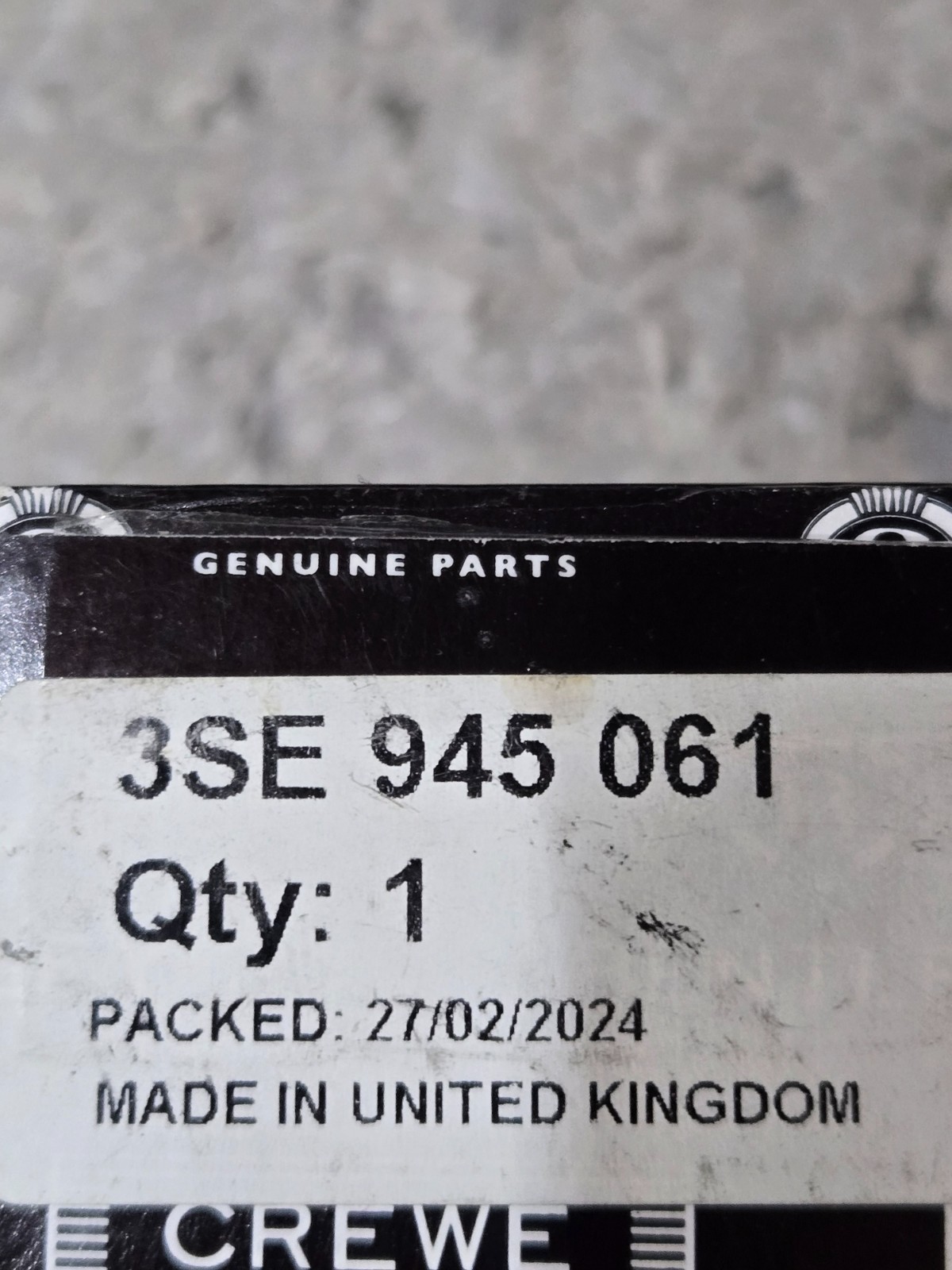 Bentley Flying Spur 2020-2022 LEFT Side marker light