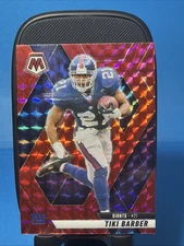 2025 Panini Mosaic Football Tiki Barber Red Mosaic Prizm #12 - New York Giants