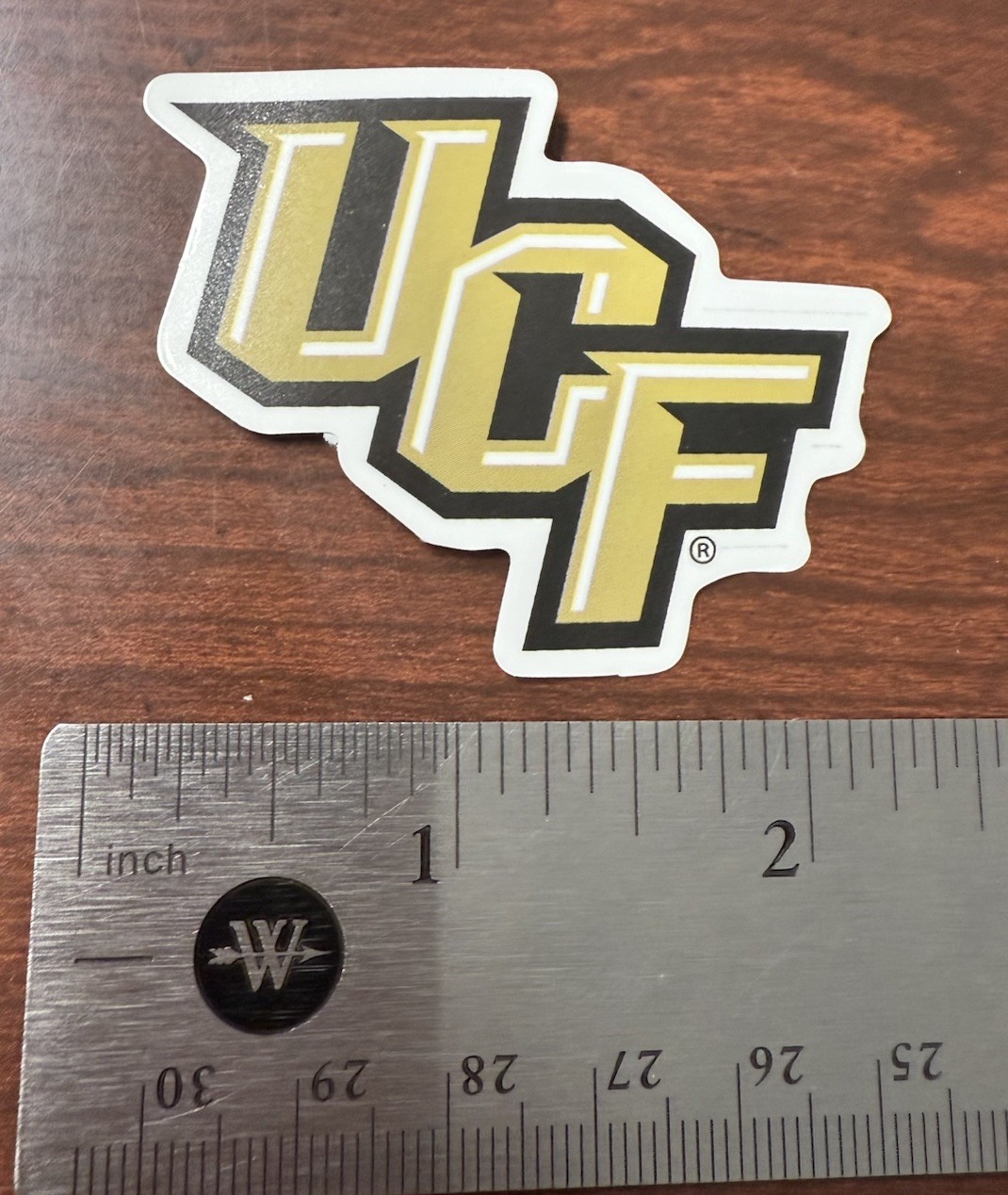 UCF Central Florida Knights Vinyl Sticker NCAA Decal Big 12 2" x 2 1/4"