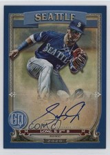 2020 Topps Gypsy Queen Indigo 101/150 Shed Long #GQA-SL Auto 2f9