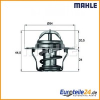 Thermostat, KüHlmittel Behr Mahle TX492D FüR Ford Fiesta Ii