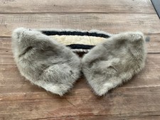 Vintage Women's Blonde Mink Fur Collar Hook Eye 24"