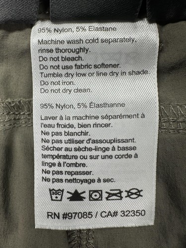 Outdoor Research Equinox Convert Pants Mens 32 Brown Zip Off Hiking Cargo Belted - Picture 16 of 19