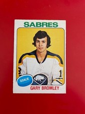 1975-76 O-Pee-Chee Set Break OPC #368 Gary Bromley - Buffalo Sabres NRMT