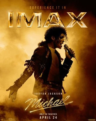 Michael Jackson Movie Poster IMAX Jaafar Jackson Wall Art Print