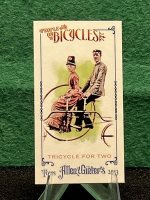 2013 Topps Allen & Ginter's - People on Bicycles Minis Tricycle for Two #POB-TT