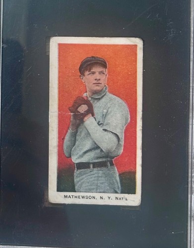 Christy Mathewson 1910 E93 Standard Caramel card