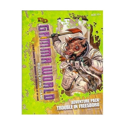 Wizards of the Coast WotC D&D 4e Gamma World Trouble in Freesboro SW (Neu)