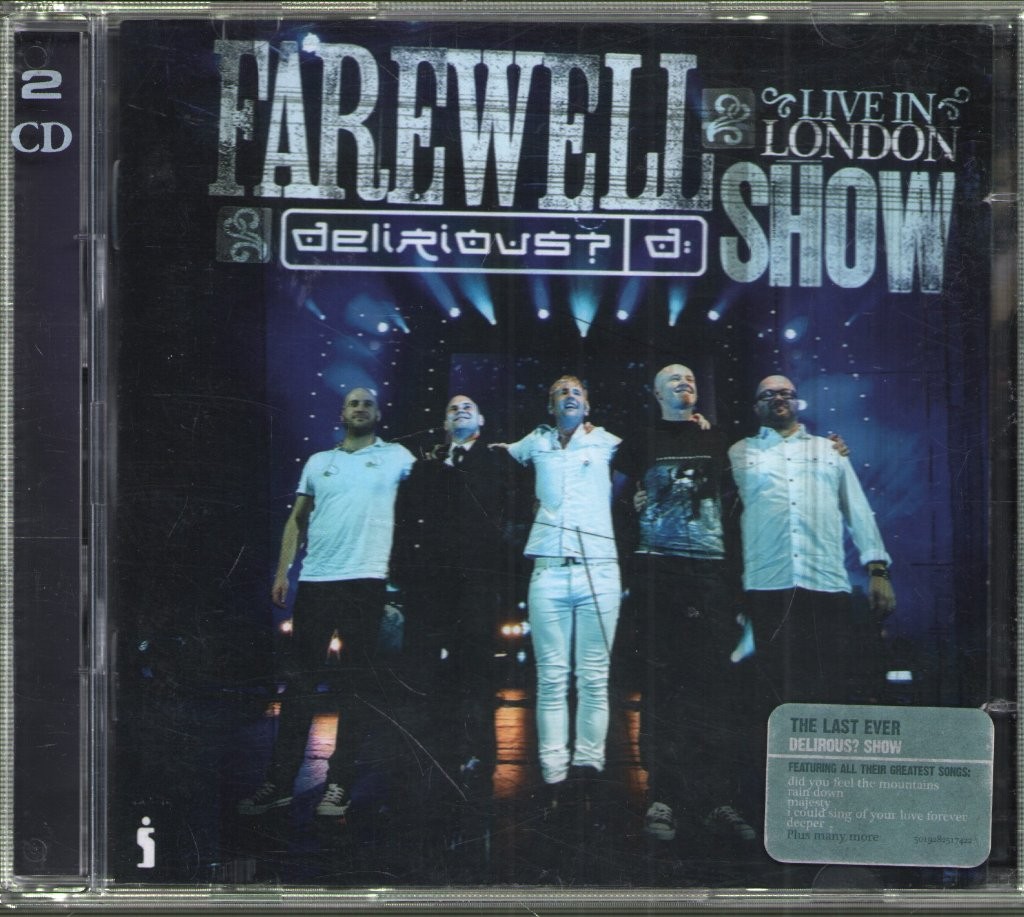 Delirious Farewell Show Live In London double CD UK Furious 2 disc set SURCD5174
