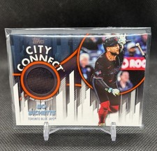 2026 Topps Series 1 Bo Bichette City Connect Relic Card Blue Jays CC-BB /25