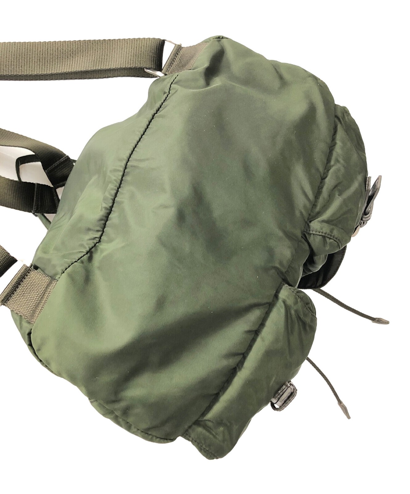 Prada Backpack Daypack Triangle Logo Tessuto Nylo… - image 7