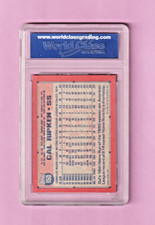 Cal Ripken Jr 1991 Topps # 150 Error Card (No Picture on Front) Graded Gem Mint