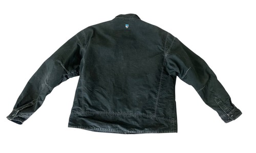 Kuhl Burr Jacke Erwachsene XXL grau blau Canvas Vintage Patina Dye Full Zip - Bild 2 von 4