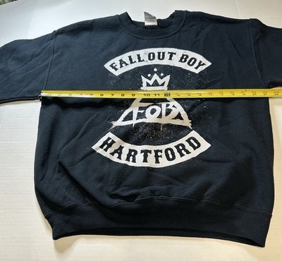 Fall Out Boy Sweatshirt Mens MediumBlack Chicago Band Crewneck FOB Pullover
