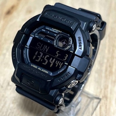 CASIO G-SHOCK GD-350 Full Black Digitaluhr mit Reverse LCD