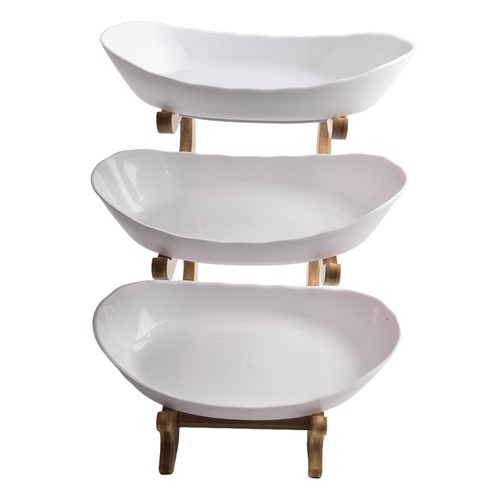 Serving Option Showcase Snack Tray Candy Tray Three Layer Large Quantity - Afbeelding 11 van 33