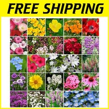 Non-GMO Partial Shade Wildflower Seed Mix 1 lb 89.04 per gallon