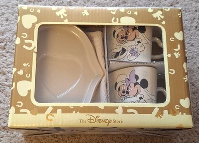 Minnie And Mickey Exclusive Rare Wedding Gift Mini Cup And Saucer - Image 1 of 4