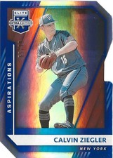 2021 Panini Elite Calvin Ziegler Aspirations RC 65/79 New York Mets