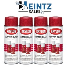 KRYLON 3806 -- Glitter Blast Cherry Bomb 5.75...