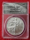 2007 American Silver Eagle ASE DOLLAR ANACS MS 69                    #T2646