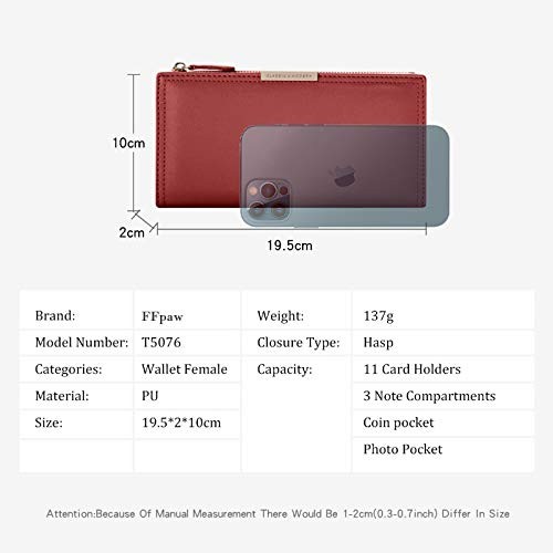 Wallet Women RFID Small Womens Wallet Slim Multi Card Wallet Case Credit Card... - Picture 5 of 6