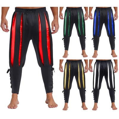 DE Herren Piratenhose Mittelalterliches Wikinger Kostüm Renaissance Steampunk 