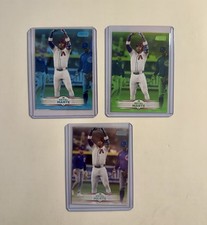 Ketel Marte 2025 Topps Stadium Club Lot Of 3 Lime Green, Light Blue And Base