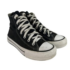 Converse Chuck Taylor All Star Shoes Kids Size 4 Black High Top Canvas Sneakers