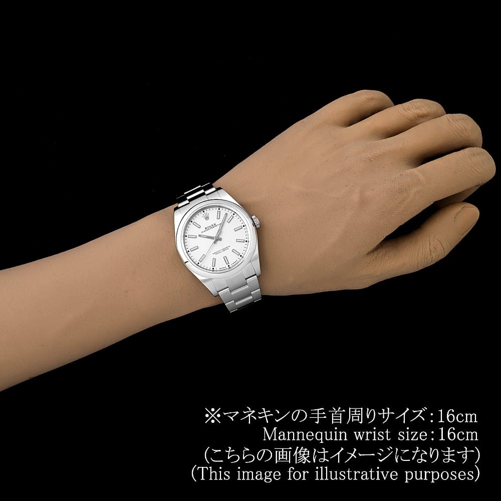 ROLEX Oyster Perpetual 39 114300 white bar Random Number second hand mens image 6