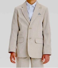 Boy  s Cat and Jack 2 Piece Suit Beige, Size 8  55