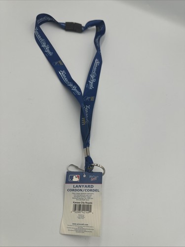 Kansas City Royals Lanyard WinCraft MLB Licensed Blue 17” Keychain – NWT - Picture 1 of 6