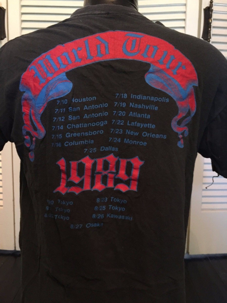 Vintage 1989 Blue Murder Tour Shirt Size Large | eBay