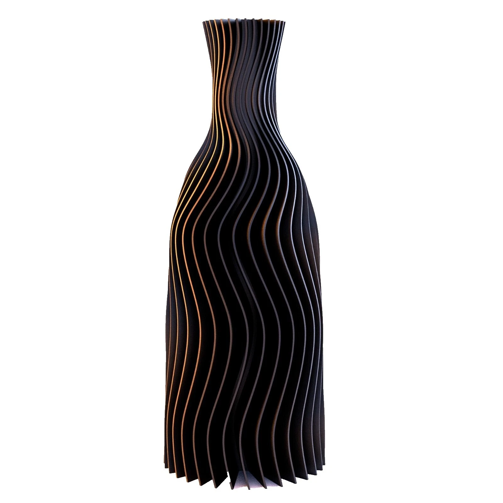 Vaso de Flor Negra Arte Vasos